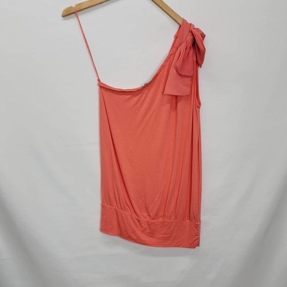 THE Limited Women’s Top M Small Orange Bow On Shoulder - Picture 4 of 16